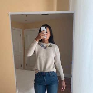 J. Crew Jeweled Sweater
